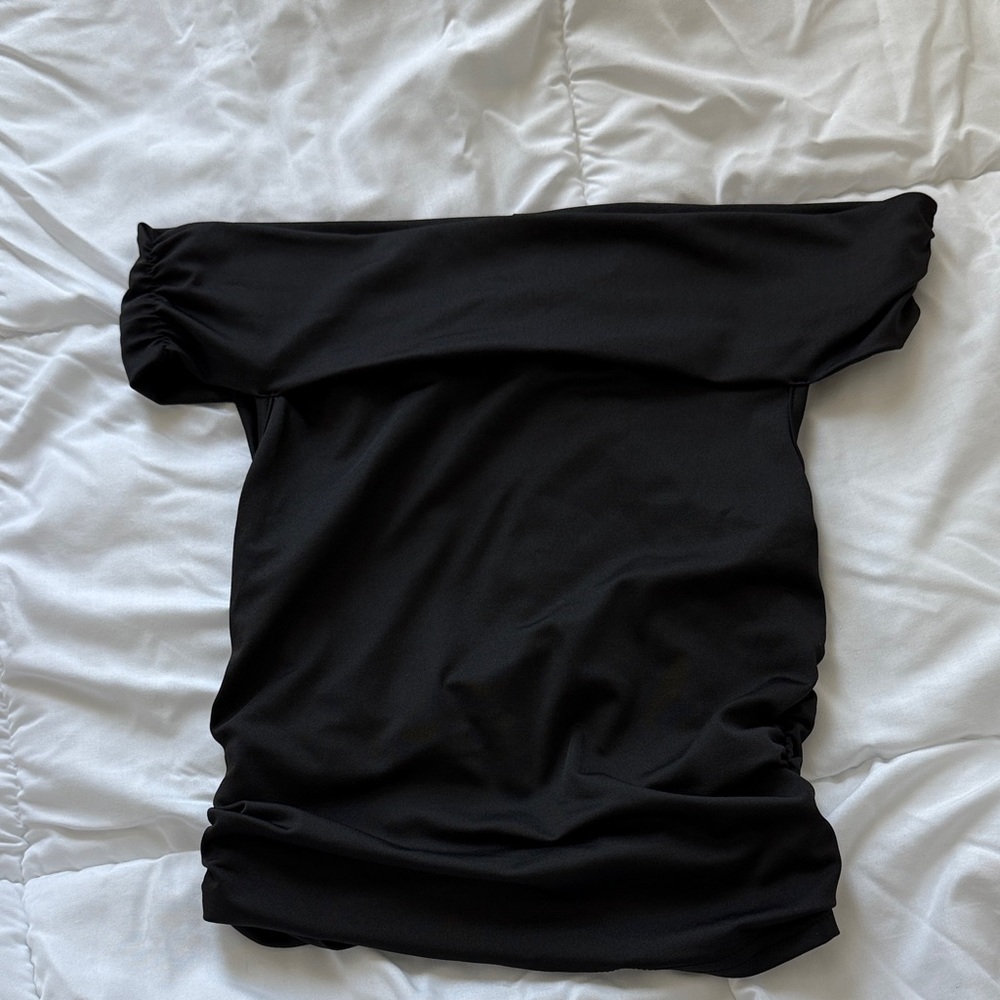 Black Off-Shoulder Top